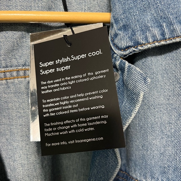 INSANE GENE-Dropped shoulder Oversized Jeanie (small) - Picture 8 of 14